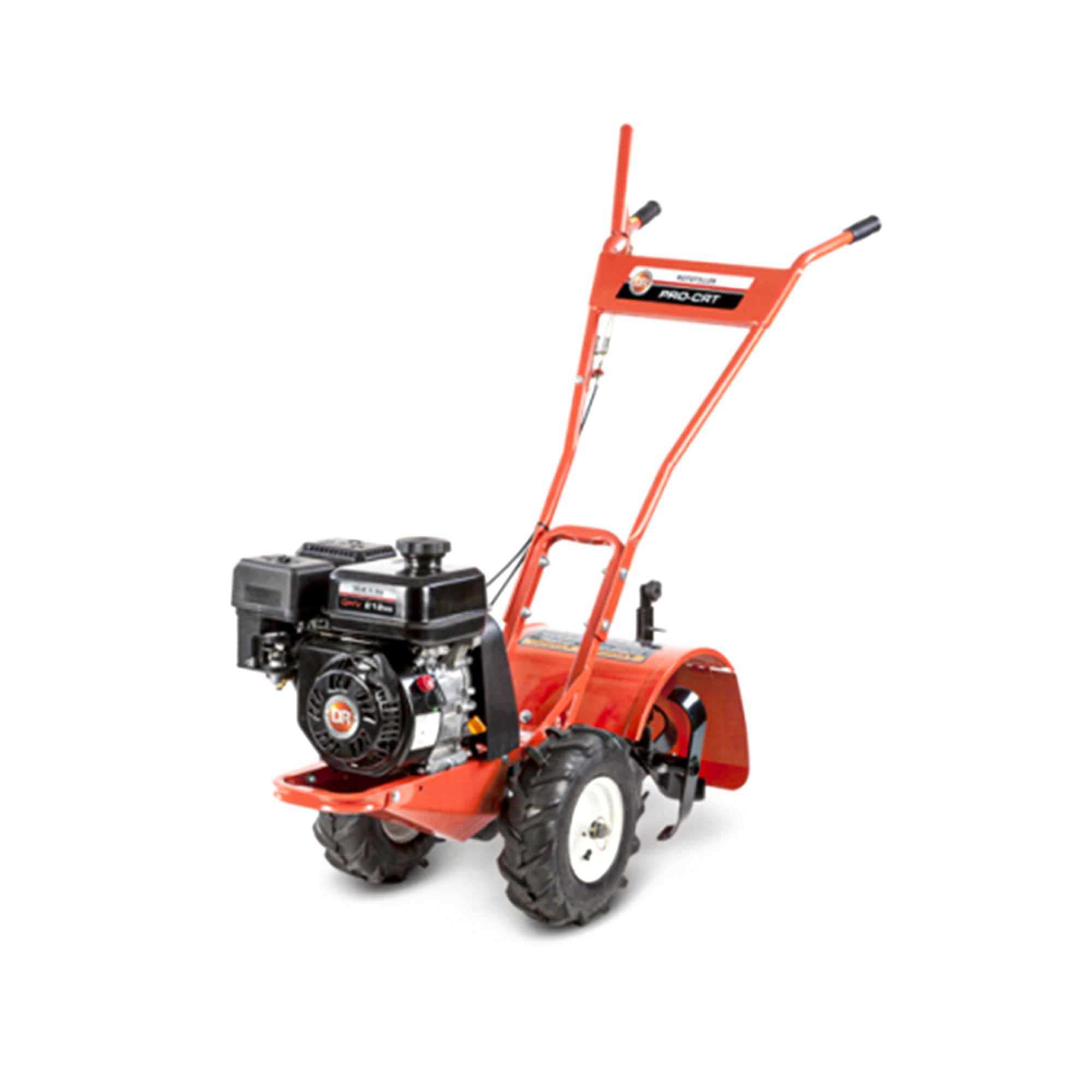 DR 11 Inch Rear Tine Walk Behind Rototiller Tiller with Counter Rotating Tines image 1