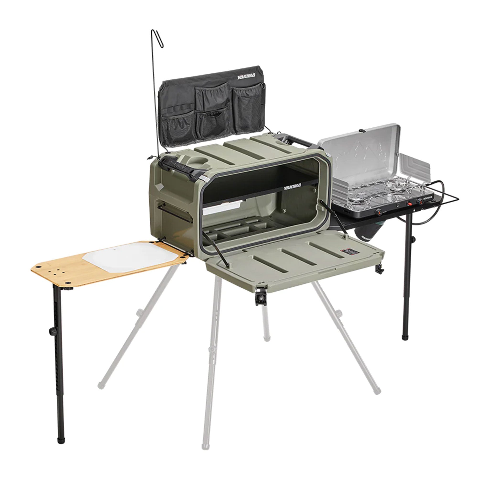 Yakima EXO OpenRange Deluxe Outdoor Camp Kitchen Cooking Storage System, Gray image 1