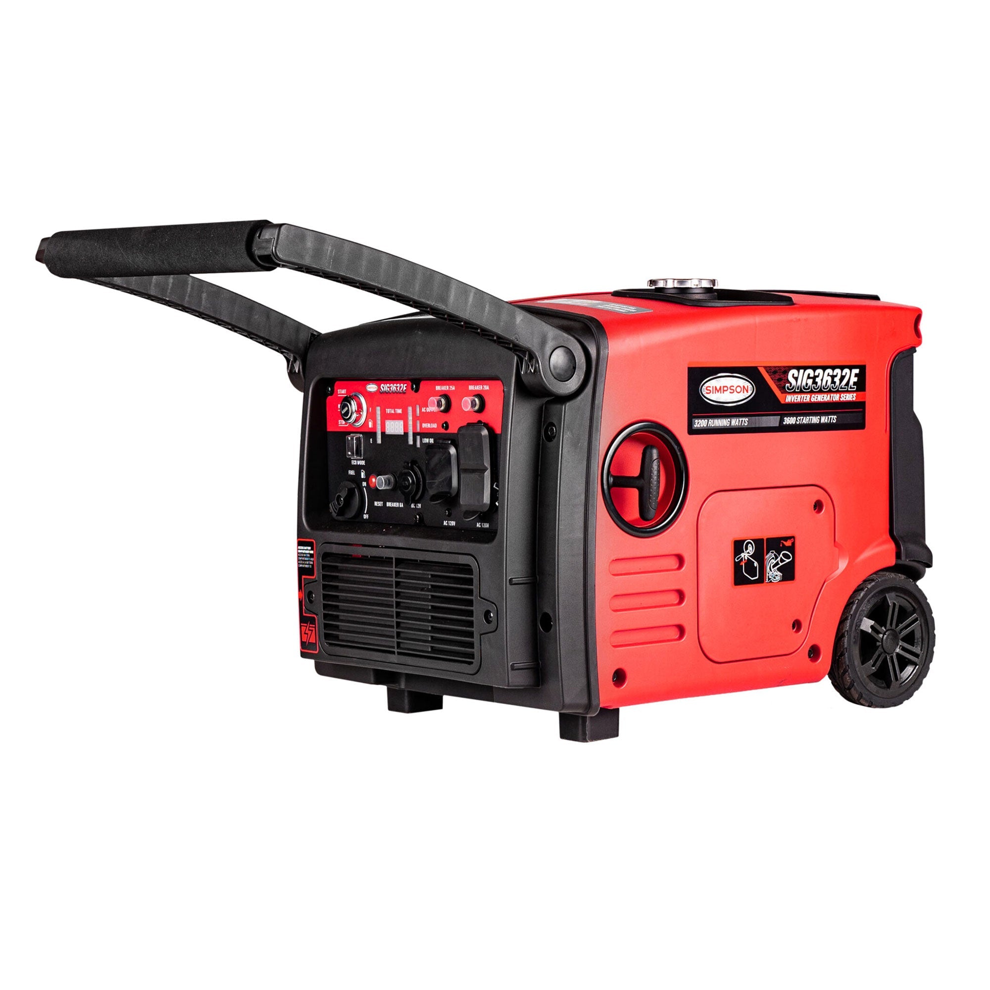 SIMPSON Portable 3200 Watt Gas Inverter Generator and Portable Power Station image 1