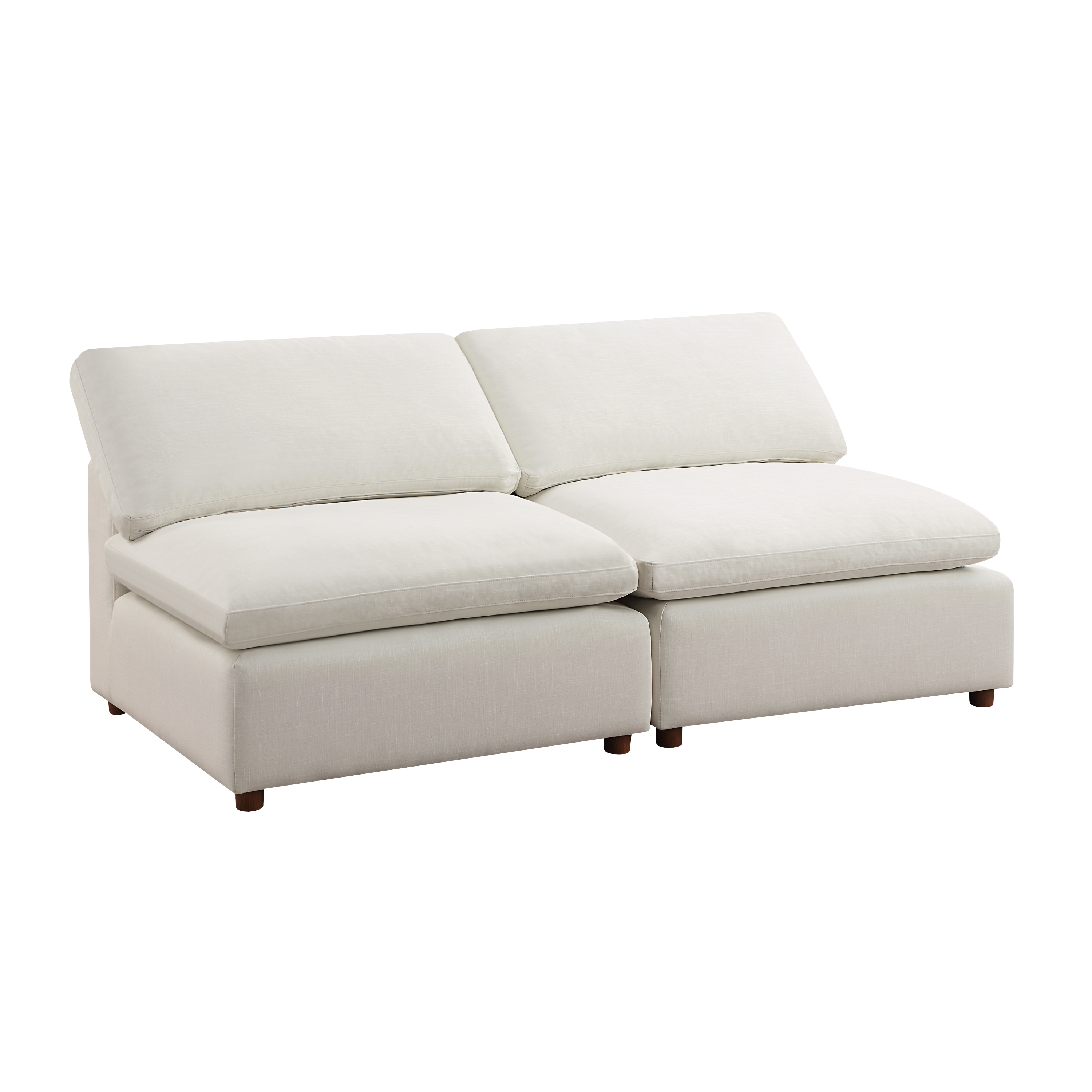 Modern Modular Sectional Sofa Set, Self-customization Design Sofa, White image 1