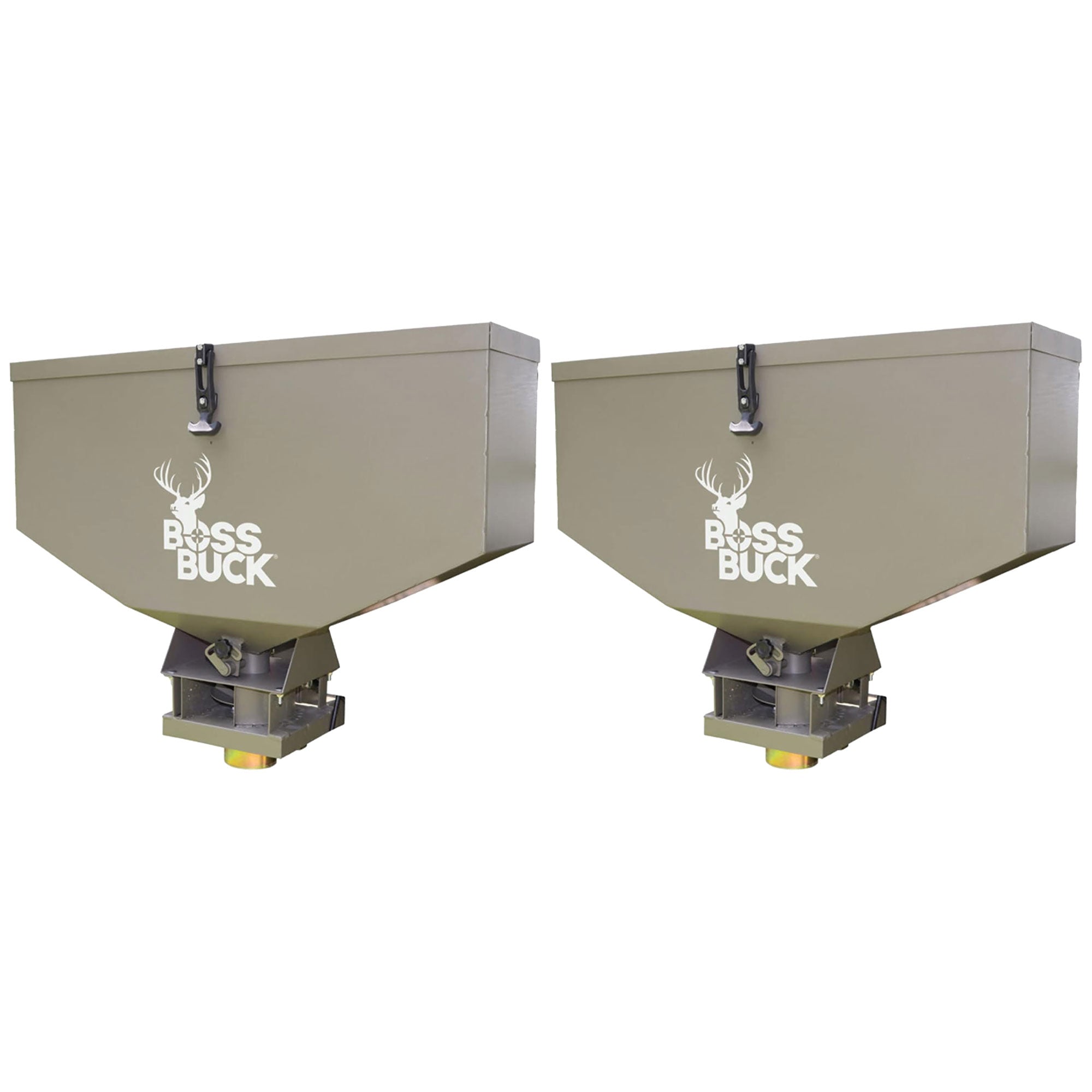 Boss Buck BB-1.80 80lb Capacity Non-Typical ATV Feed Spreader & Seeder (2 Pack) image 1