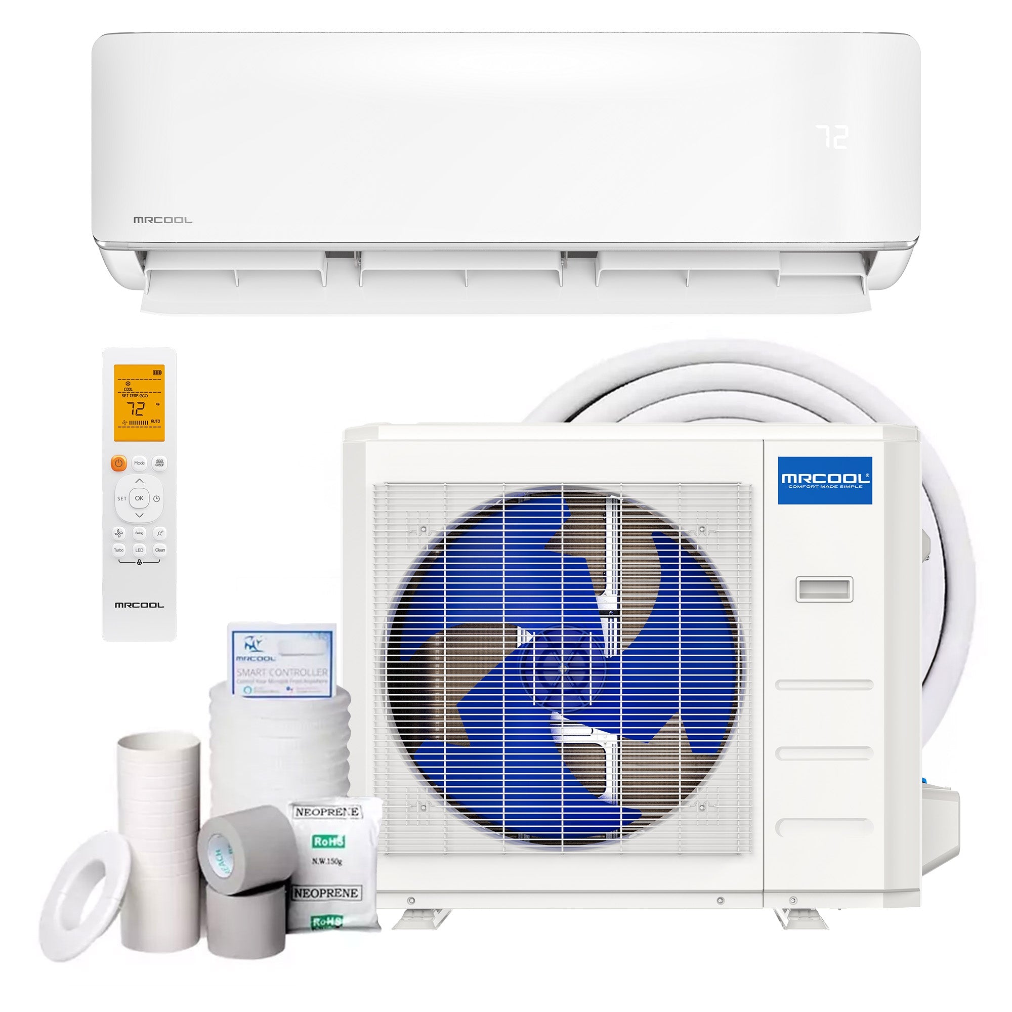 MRCOOL Advantage 36,000 BTU Ductless Inverter Wall Mount Heat Pump System, White image 1