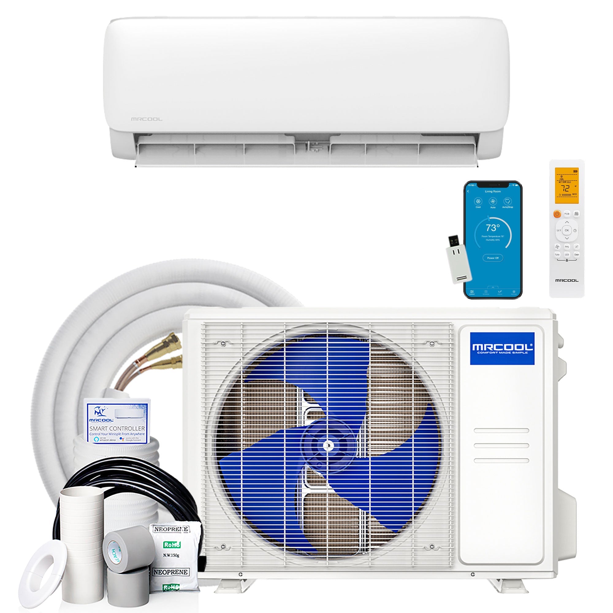 MRCOOL Easy Pro 24,000 BTU Ductless Heat Pump Split System with 16 Foot Lineset image 1