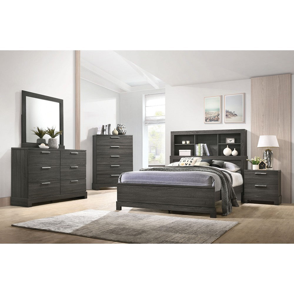 Lantha Queen Bed in Gray Oak image 1