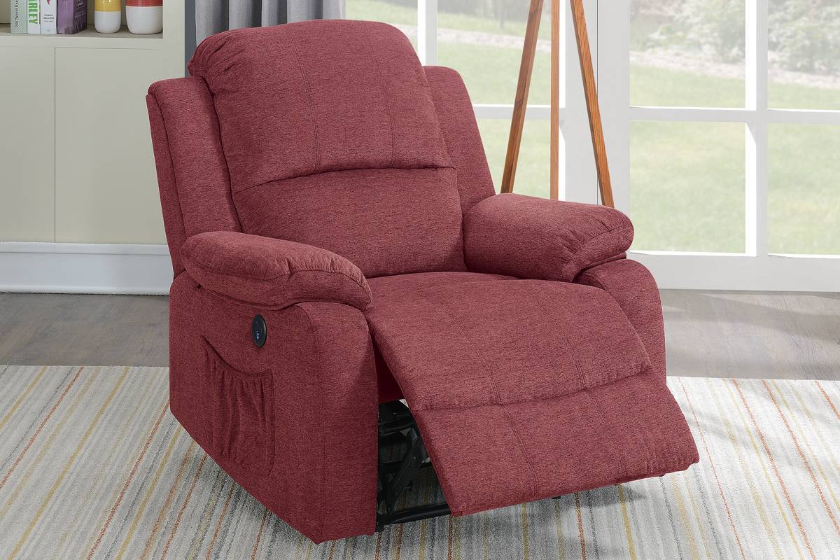 POWER RECLINER in Paprika Red image 1