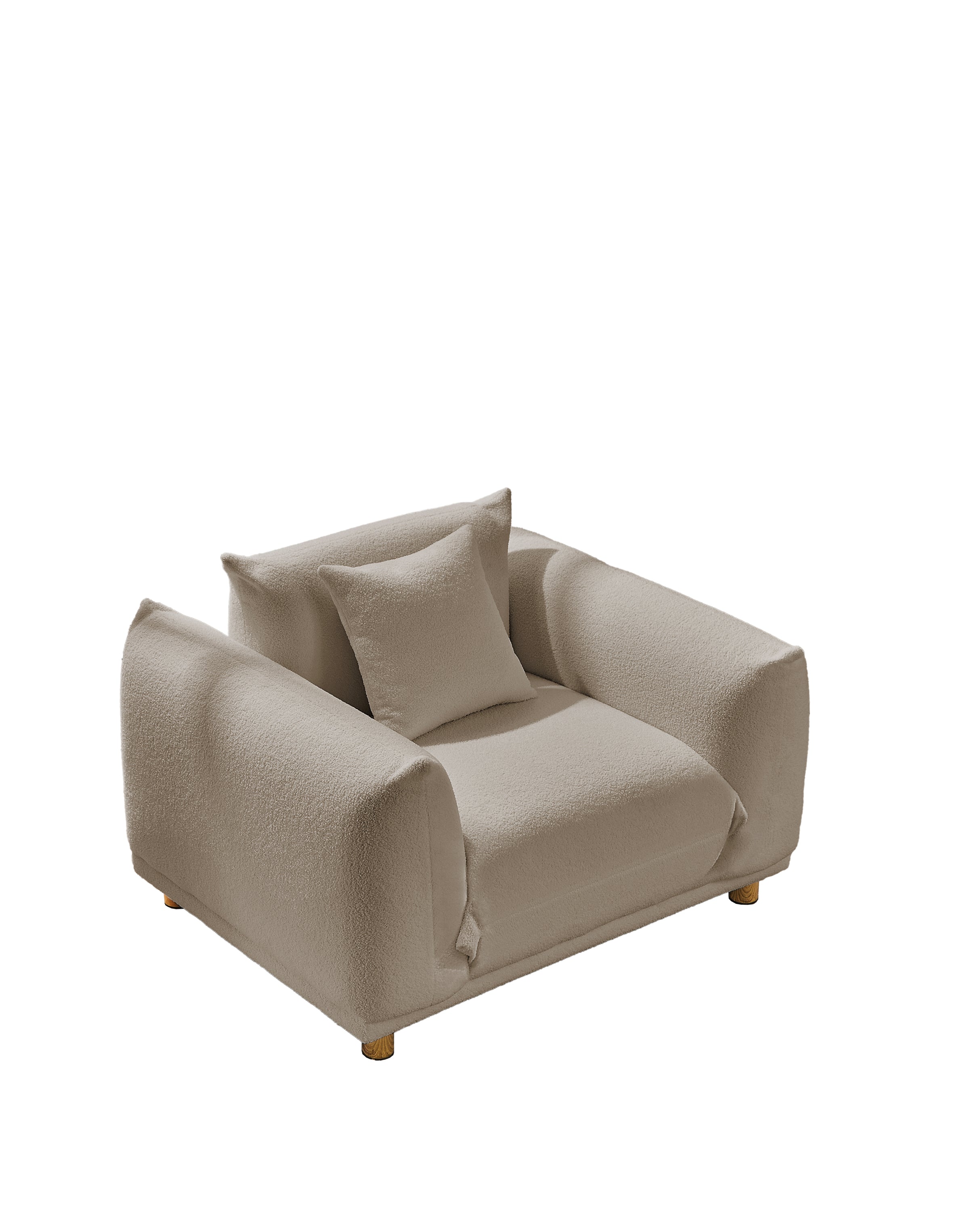 Luxurious Teddy Velvet Sofa - Enhance Your Living Space with Plush Comfort image 1
