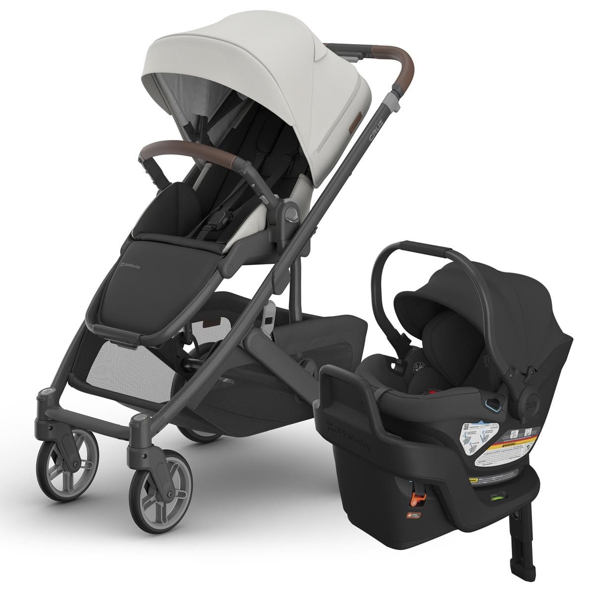 UPPAbaby Cruz V3 + Aria Travel System Bundle - Savannah / Jake image 1