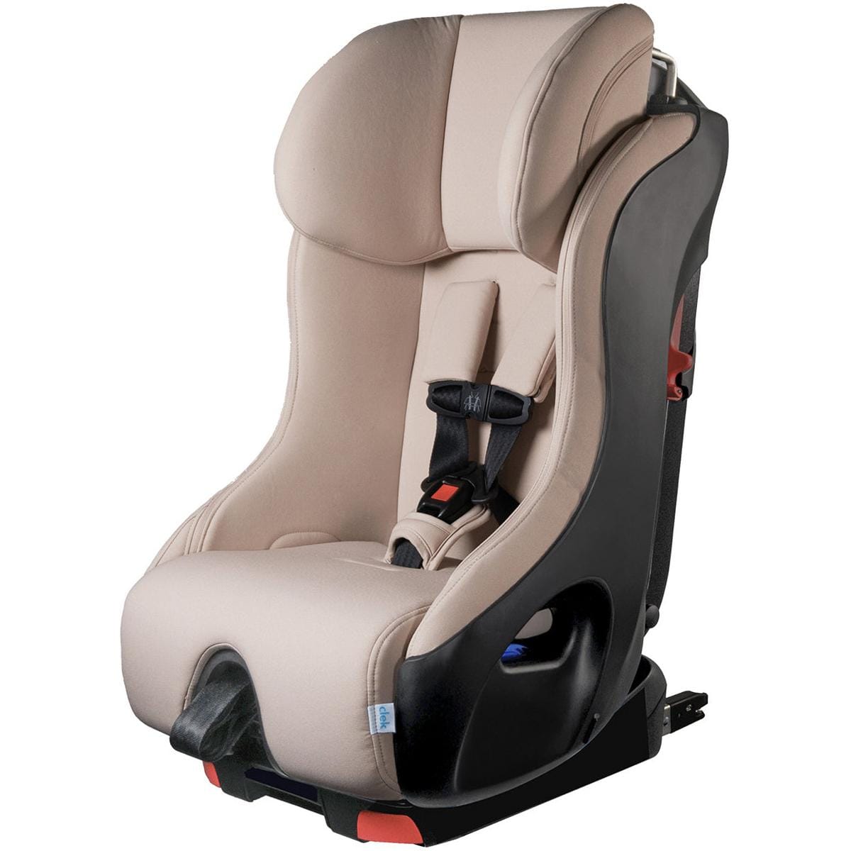 Clek OPEN BOX Foonf Narrow Convertible Car Seat with Anti-Rebound Bar - Latte Ziip (Flame Retardant Free) image 1
