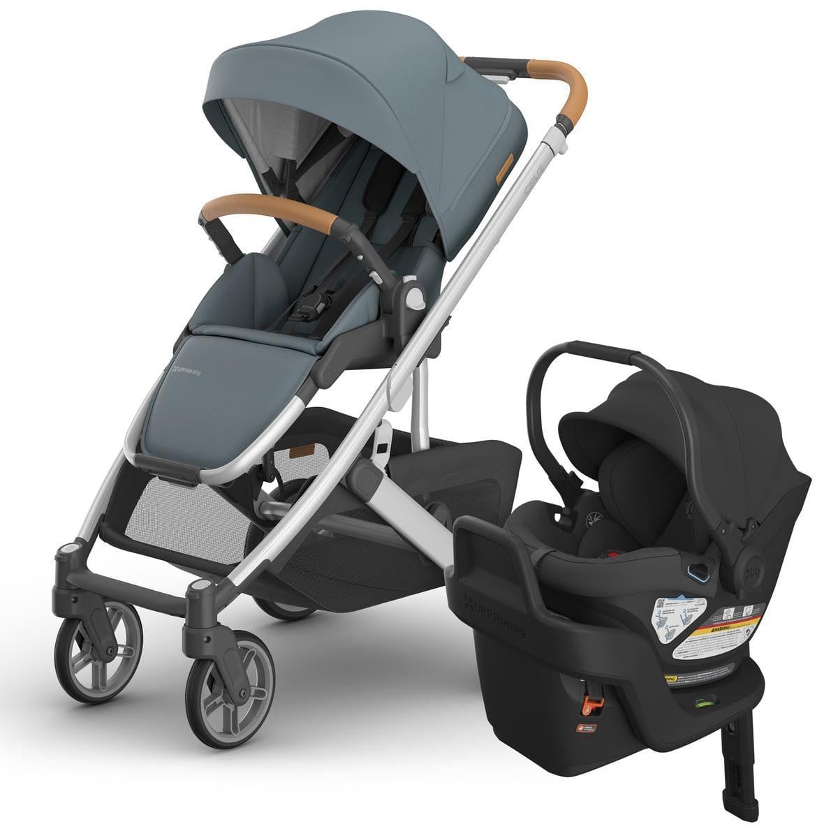 UPPAbaby Cruz V3 + Aria Travel System Bundle - Callum / Jake image 1