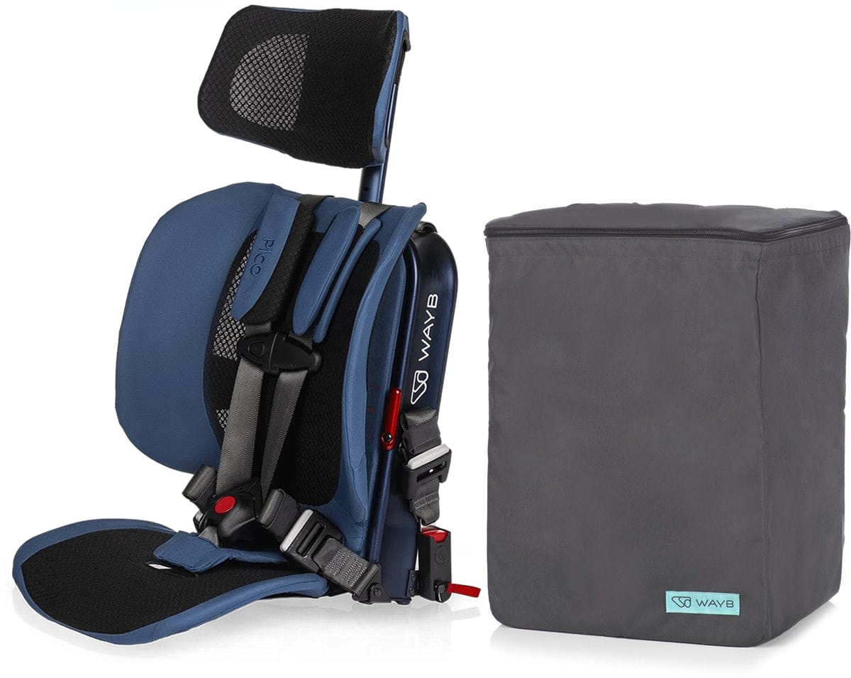 WAYB Pico Forward Facing Travel Car Seat + Travel Bag - Midnight image 1