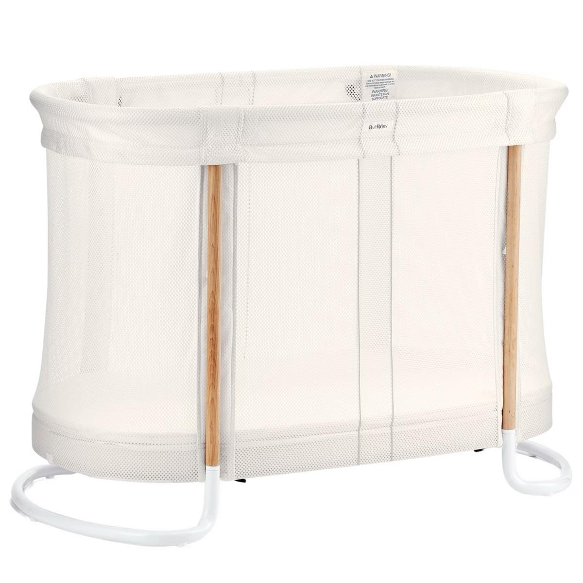 BabyBjorn Baby Crib 2-in-1 Bassinet - White image 1