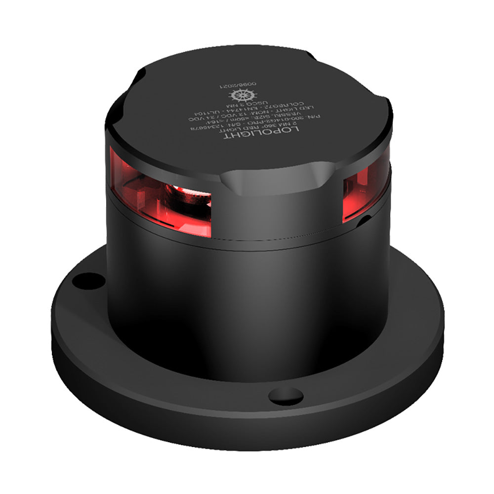 Lopolight 360-Degree Red Nav Light W/De-Icing Function - Black Housing,WBAUVA001346854 image 1