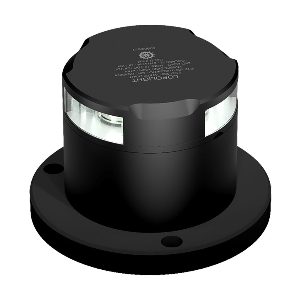 Lopolight 2Nm 360&Deg; Anchor Light Pro - Black Anodized - White Light,WBAUVA001346876 image 1