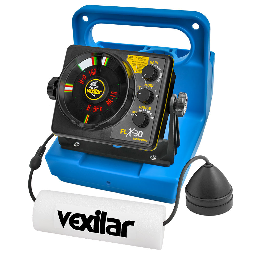 Vexilar Flx-30 Genz Pack W/Broad Band Ice Ducer &Amp; Vexilar Lithium Battery,WBEEAA001346882 image 1