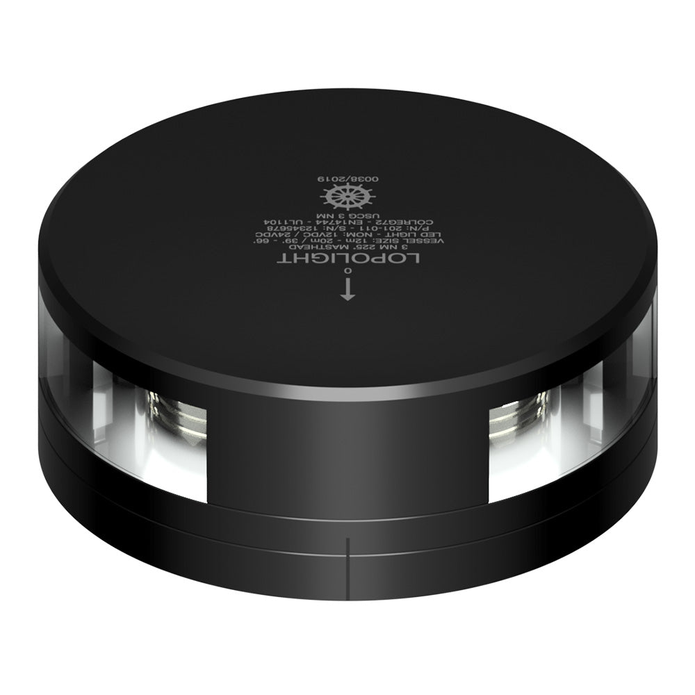 Lopolight Masthead Light - 3Nm - Black Housing W/Fb Base,WBAUVA001346901 image 1