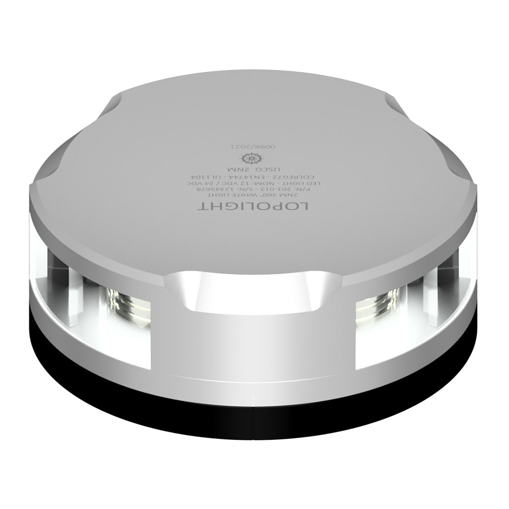 Lopolight Masthead/360-Degree Light - 2Nm - Silver Housing W/Fb Base,WBAUVA001346905 image 1