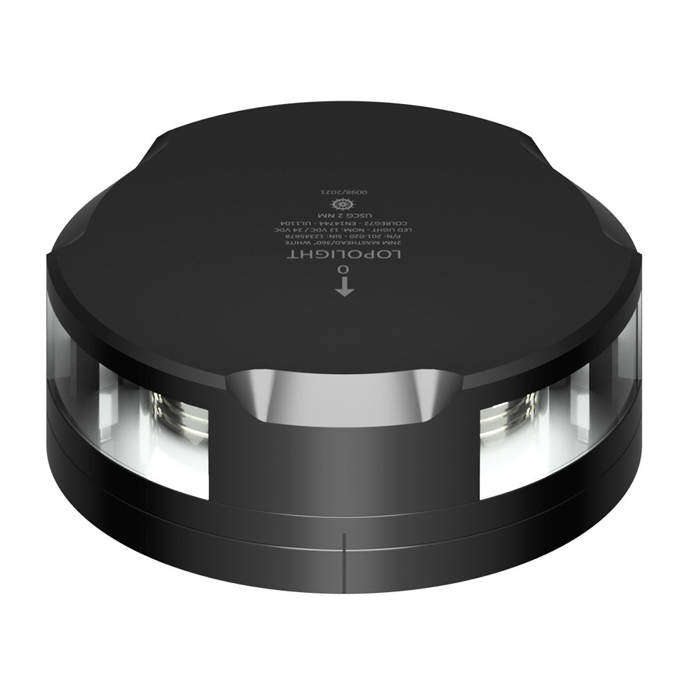 Lopolight Masthead/360-Degree Light - 2Nm - Black Housing W/Fb Base,WBAUVA001346906 image 1