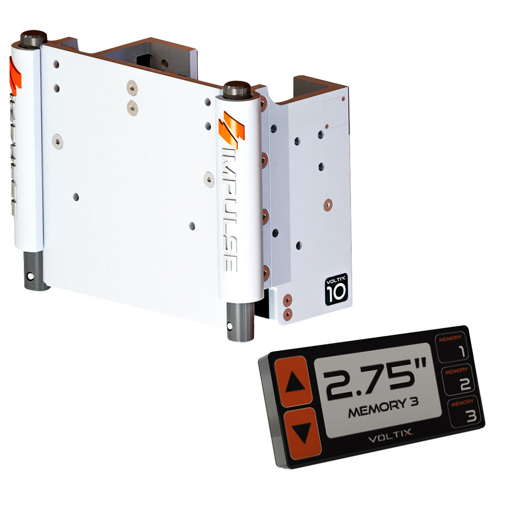 Impulse 10'' Set Back Electric Jack Plate W/Smart Control - White Cerakote,WBAUVA001346977 image 1