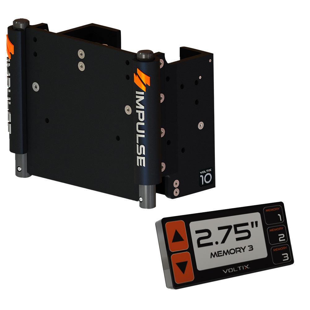 Impulse Xl 10'' Set Back Electric Jack Plate W/Smart Control - Black Anodized,WBAUVA001346987 image 1