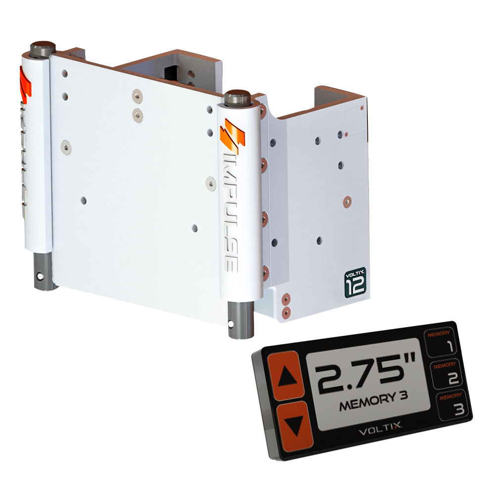 Impulse Xl 12'' Set Back Electric Jack Plate W/Smart Control - White Cerakote,WBAUVA001346989 image 1