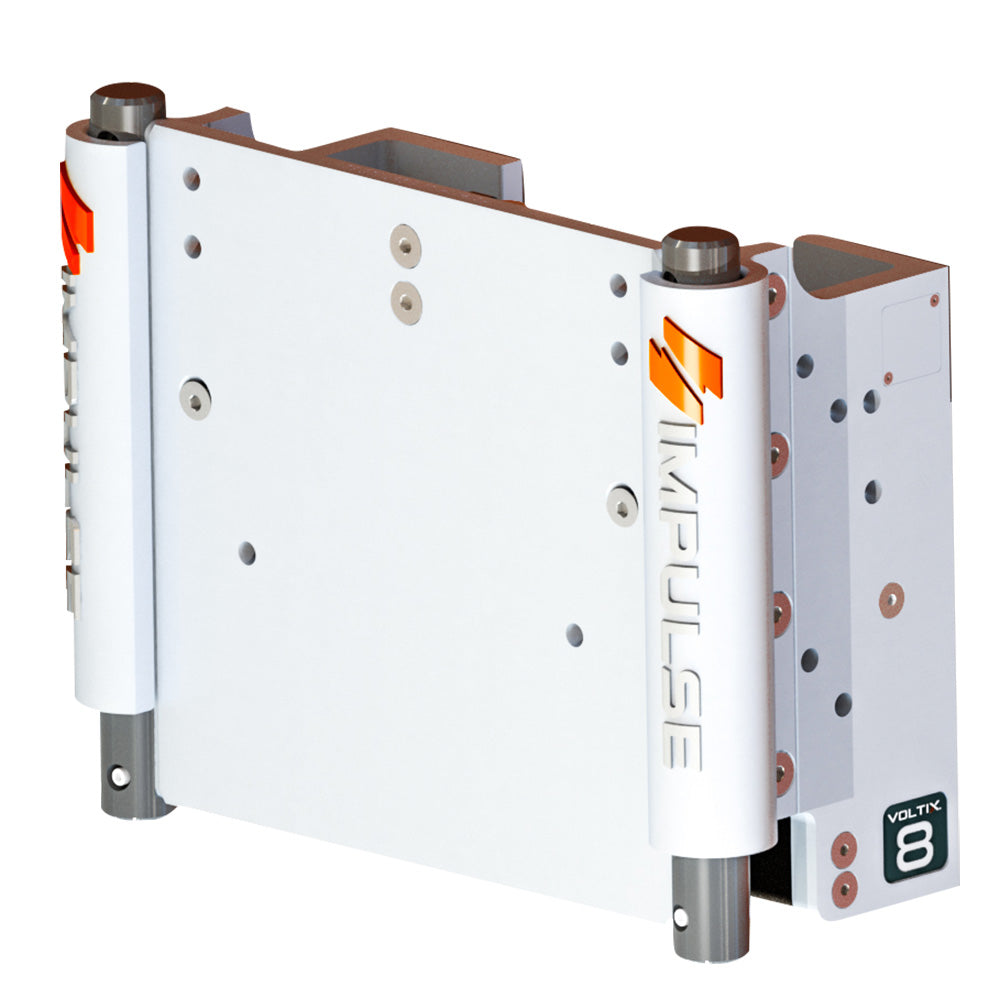 Impulse Xl 8'' Set Back Electric Jack Plate W/Standard Control - White Cerakote,WBAUVA001346997 image 1