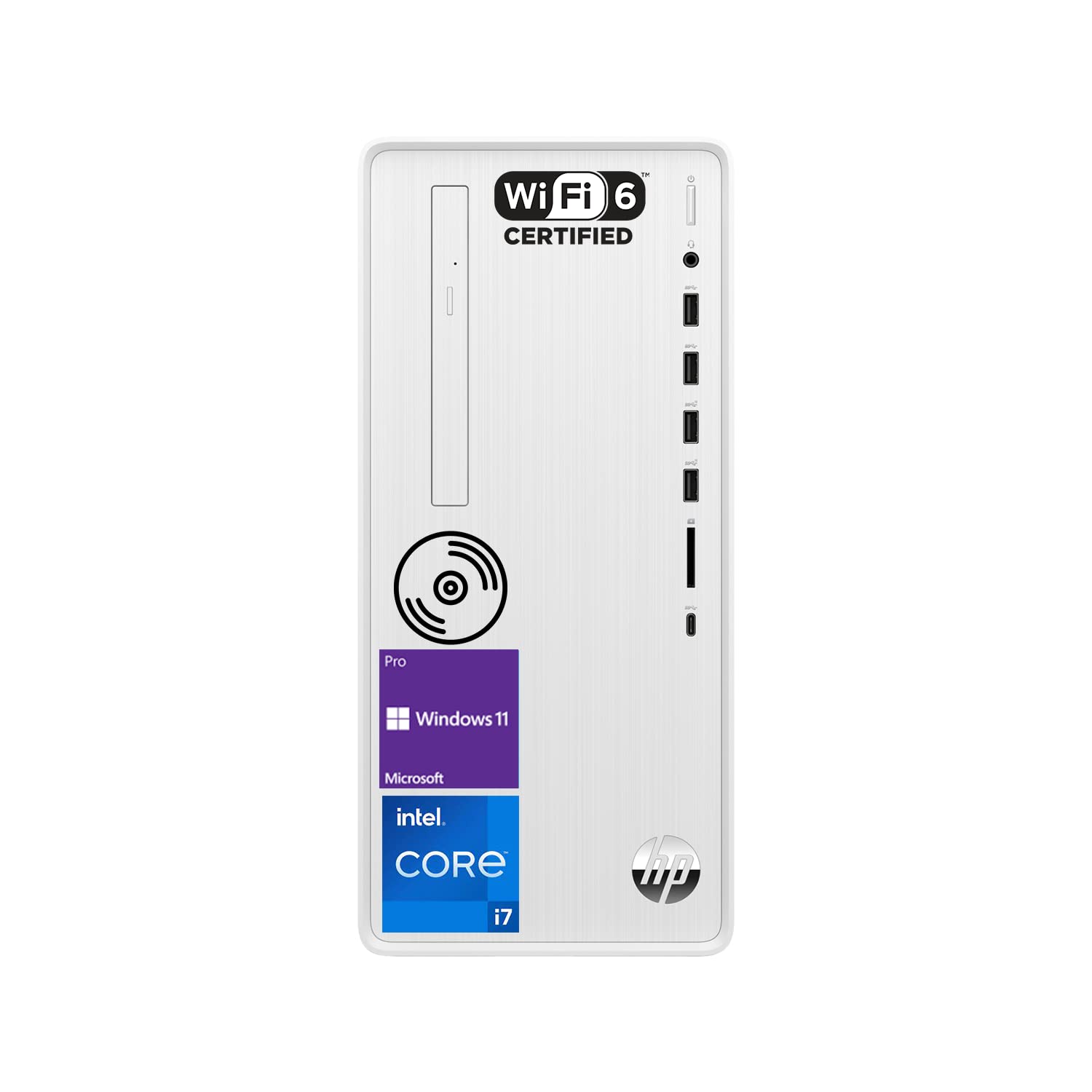 Hp Pavilion Tower Business Desktop, Intel Core I7-12700 Processor, Intel Uhd Graphics 770, 64Gb Ram, 2Tb Ssd + 2Tb Hdd, Wi-Fi 6, image 1