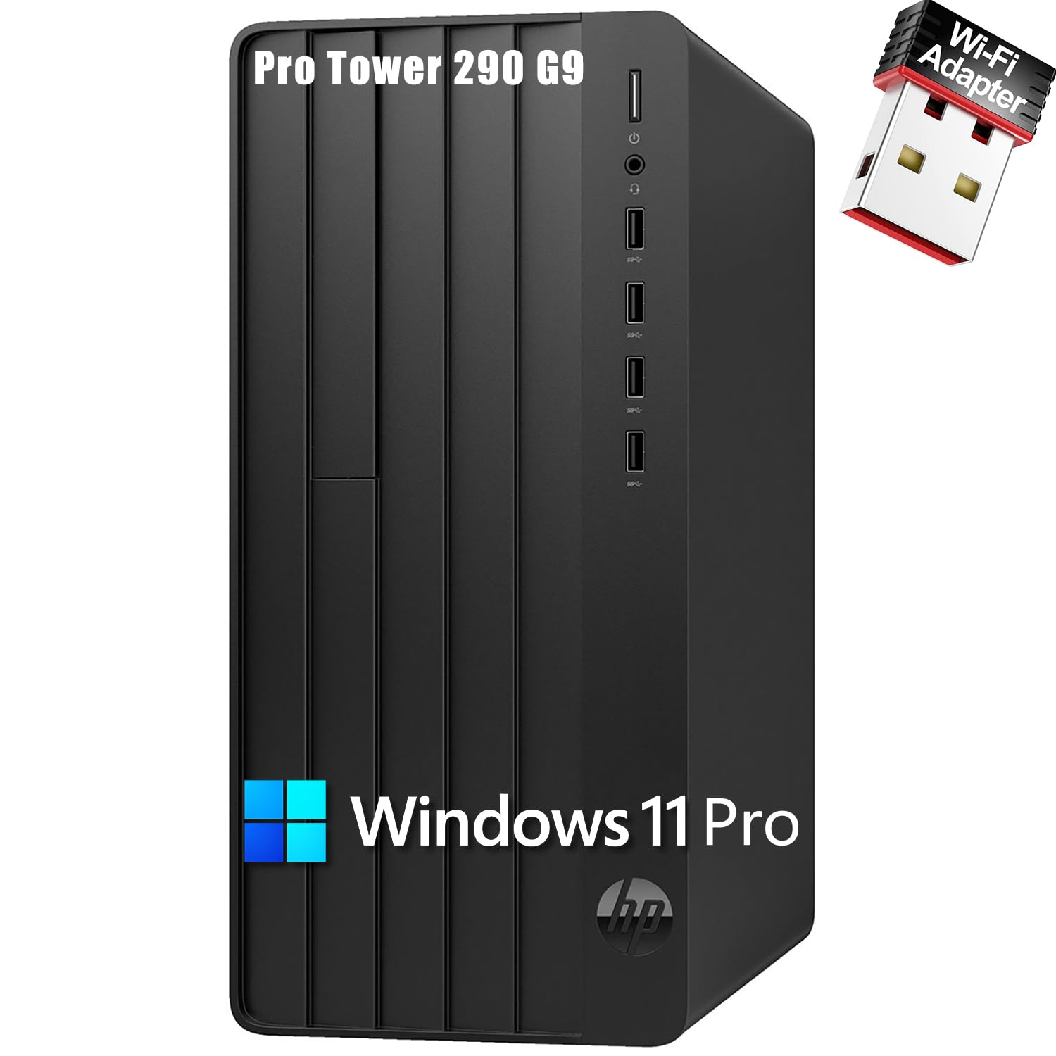 Hp Pro Tower 290 G9 Business Desktop Computer, 12Th Gen Intel 4-Core Processor (Beat I5-10600), 16Gb Ddr4 Ram, 512Gb Pcie Ssd, W image 1