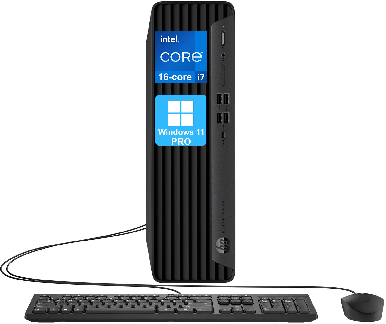 Hp Elite Desk 600 G9 Sff Business Desktop Computer, 16-Core Intel Core I7-13700 Processor, 32Gb Ddr5, 1Tb Ssd, 2 Display Port + image 1