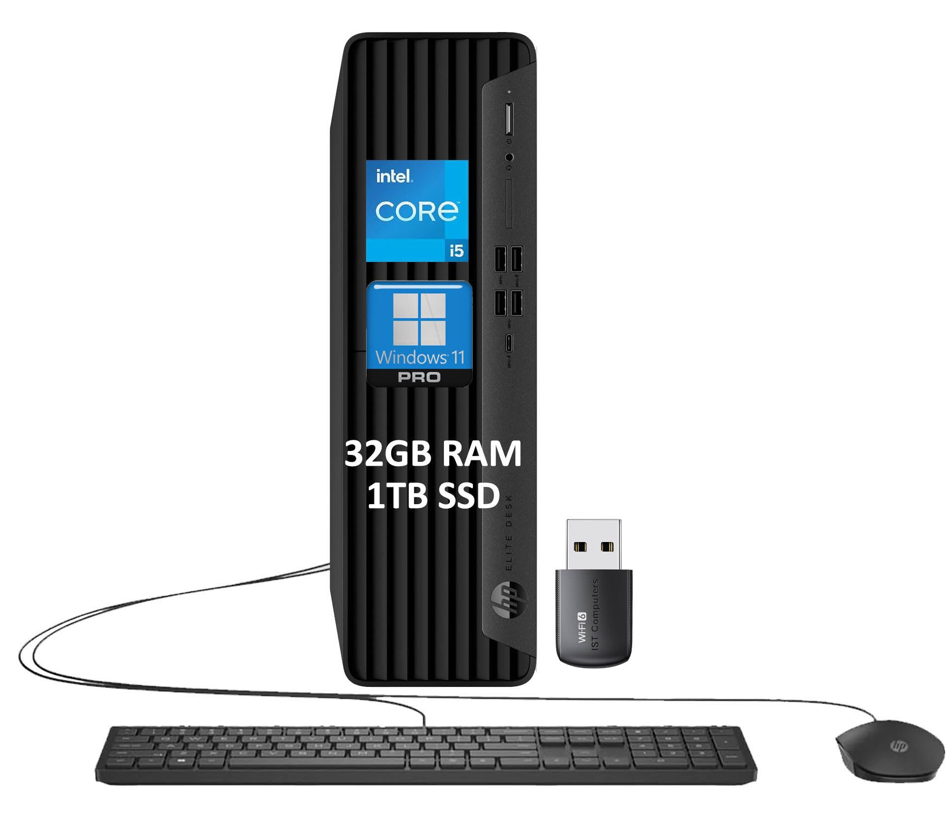 Hp Elite Sff 600 G9 Business Desktop Pc (Intel 14-Core I5-13500 (> I7-12700), 32Gb Ddr5 Ram, 1Tb Ssd) Small Form Factor For It, image 1