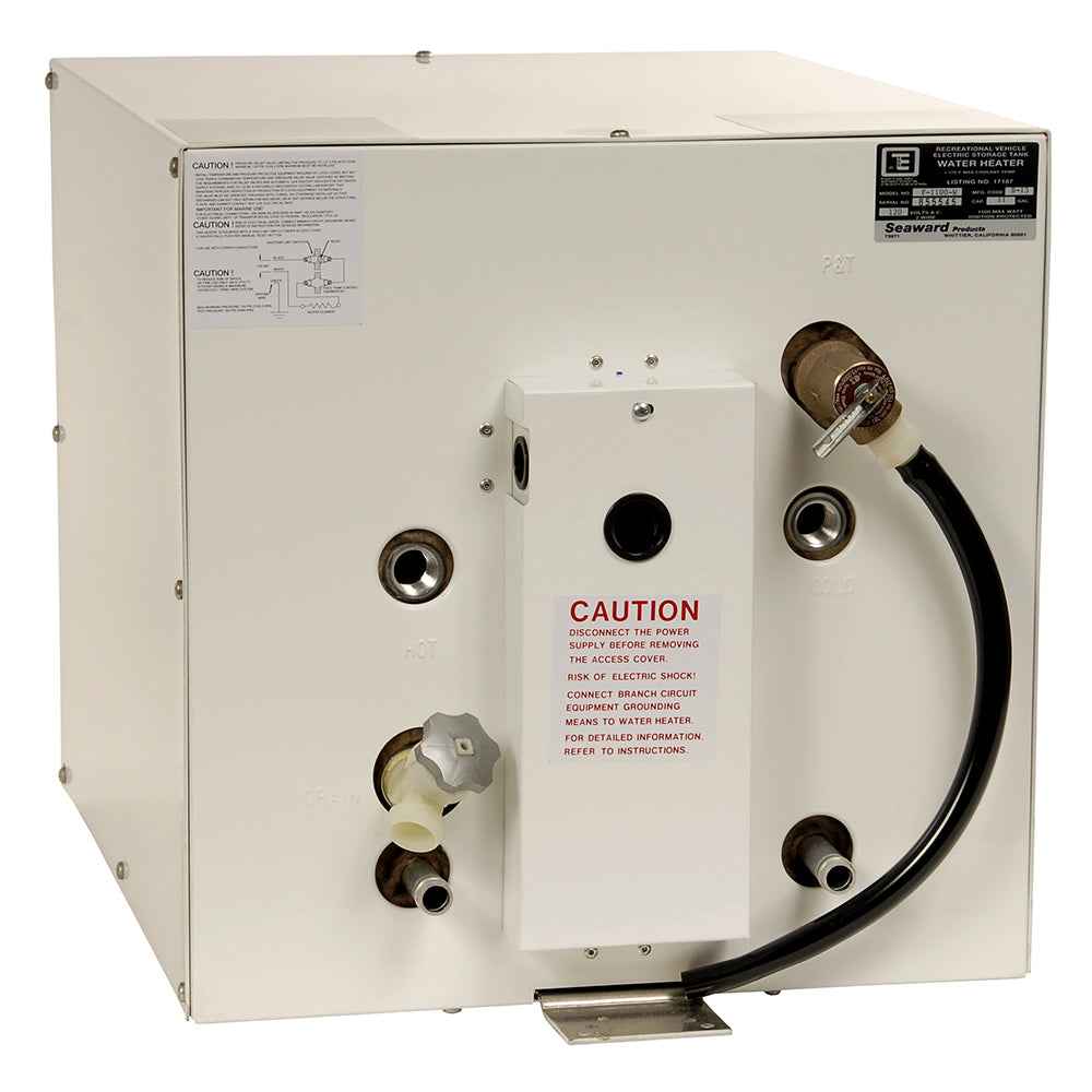 Whale Seaward 11 Gallon Hot Water Heater W/Front Heat Exchanger - White Epoxy - 240V - 1500W,WBHOMB0CWYWCB5S image 1