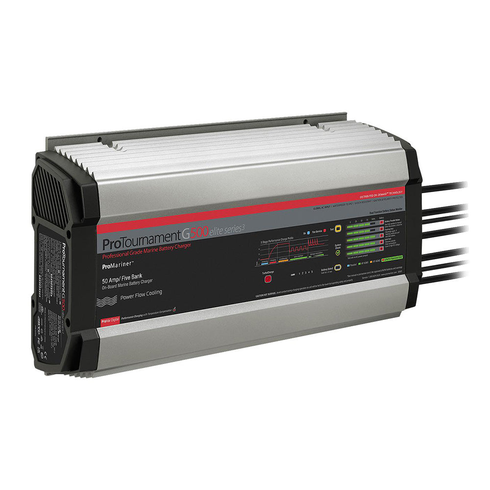 Promariner Protournamentelite 500 Battery Charger - 5 Bank - Global/Czone,WBAUVB0CWYVXQ6L image 1
