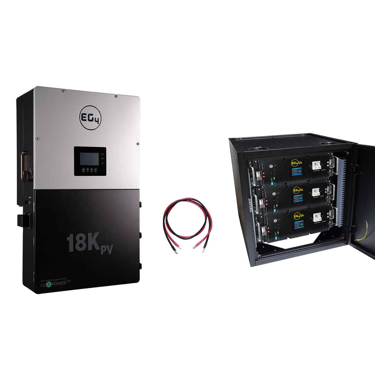EG4 18KPV Hybrid Inverter System Bundle - 15.36kWH EG4 Lithium Powerwall [BNDL-E0004] image 1