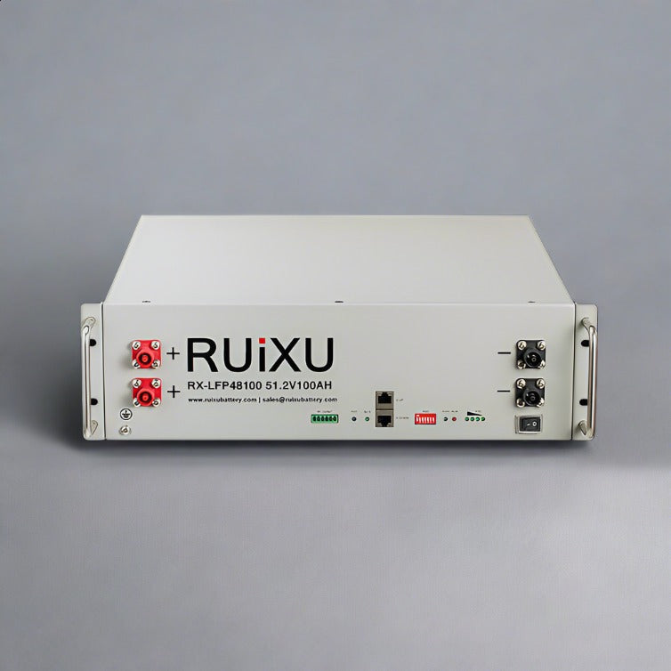 Ruixu 51.2V 100Ah Server Rack-Mounted LiFePO4 Battery - 5.12kWh (RX-LFP48100) image 1
