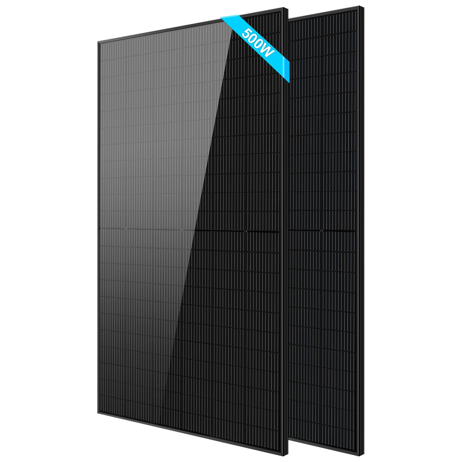 500W Mono Black PERC Solar Panel image 1