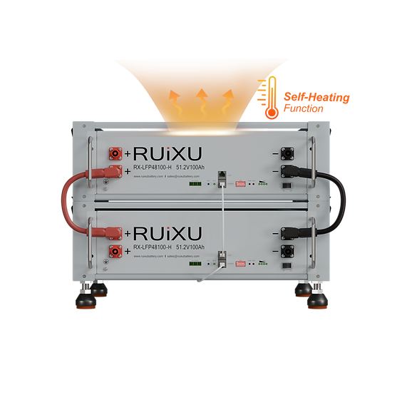 Ruixu Self-Heating Server Rack Battery - Daisy Chain, Bracket Rack image 1