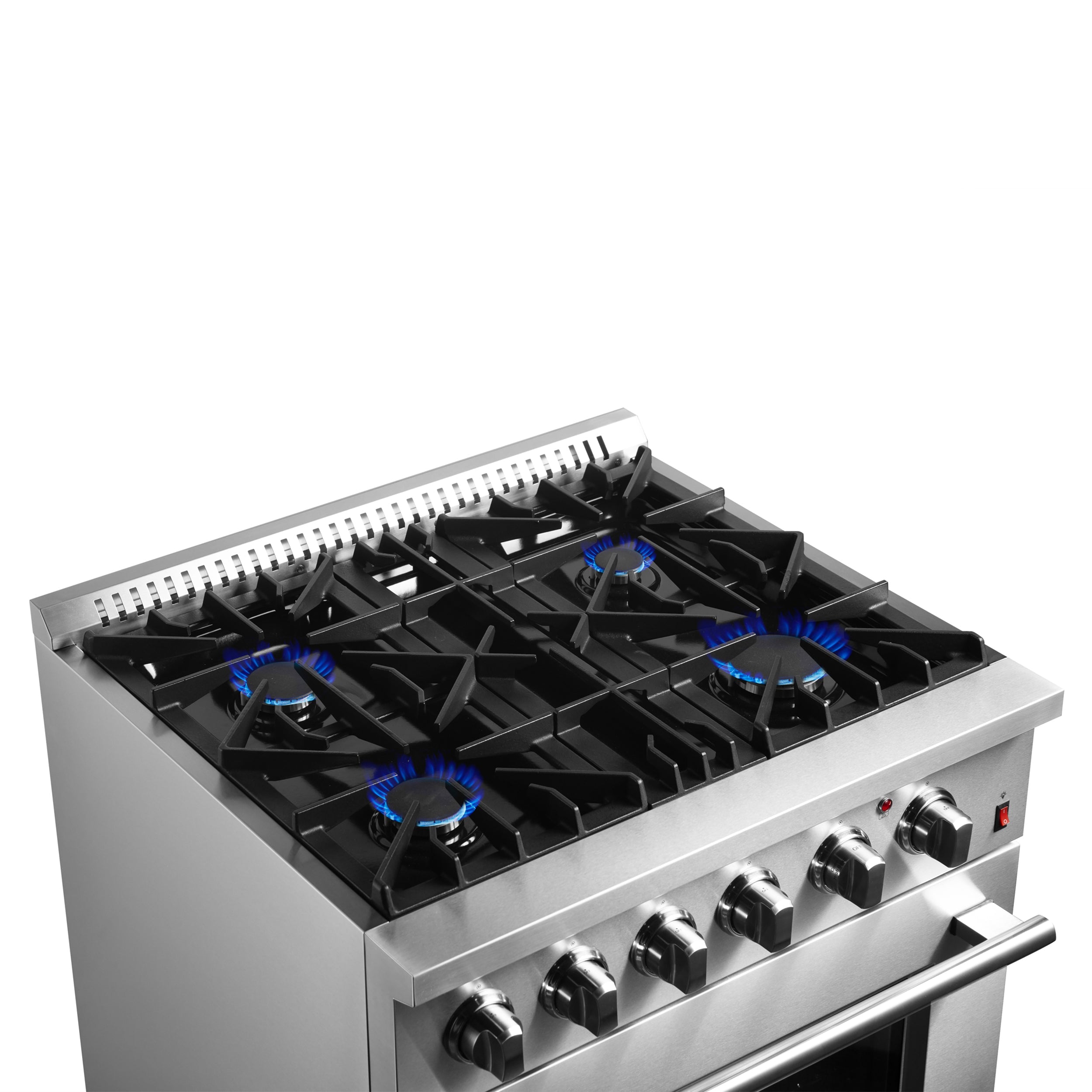 Forno Marco 30" Dual Fuel Range with 4 Sealed Burners in Stainless Steel (FFSGS6197-30) image 6