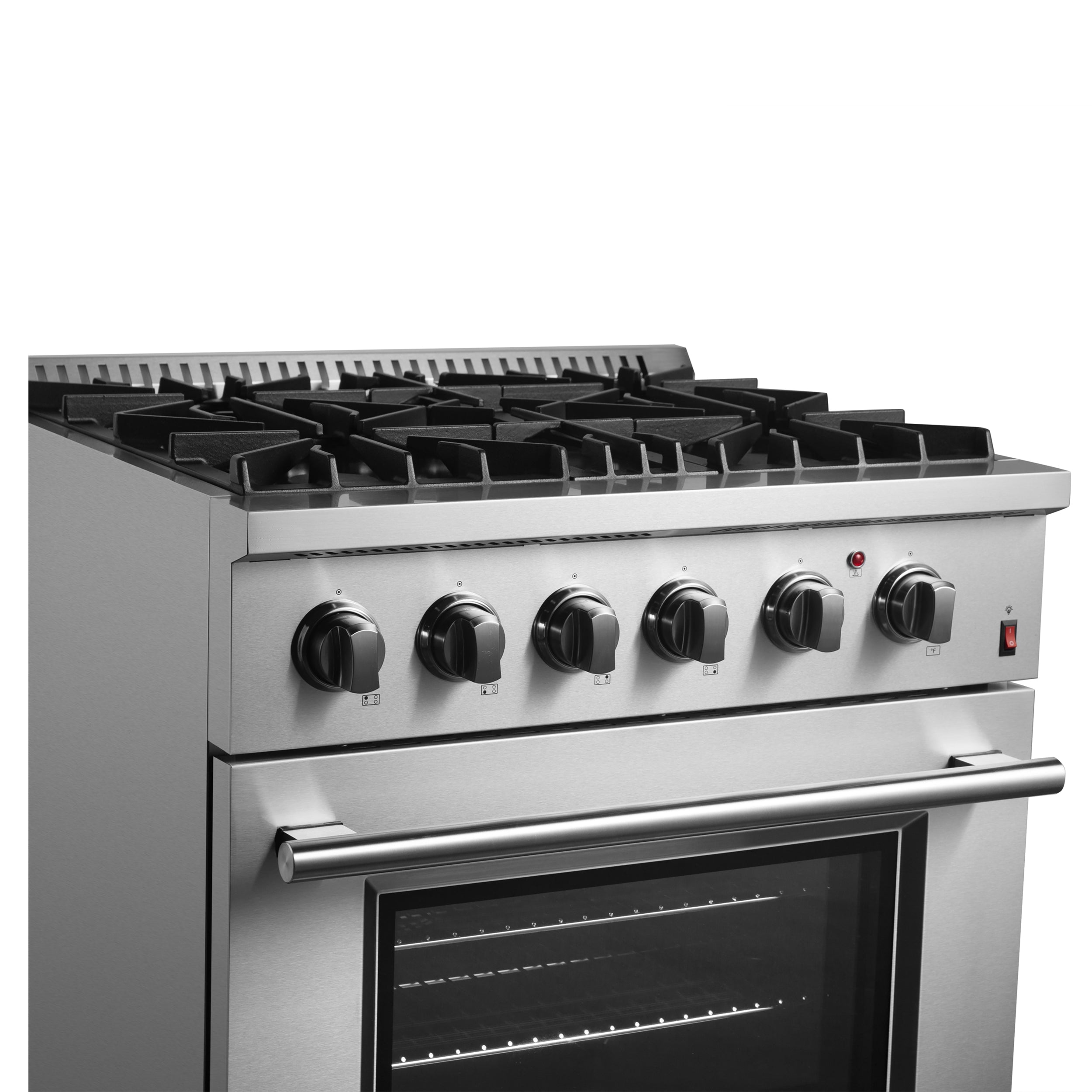 Forno Marco 30" Dual Fuel Range with 4 Sealed Burners in Stainless Steel (FFSGS6197-30) image 7