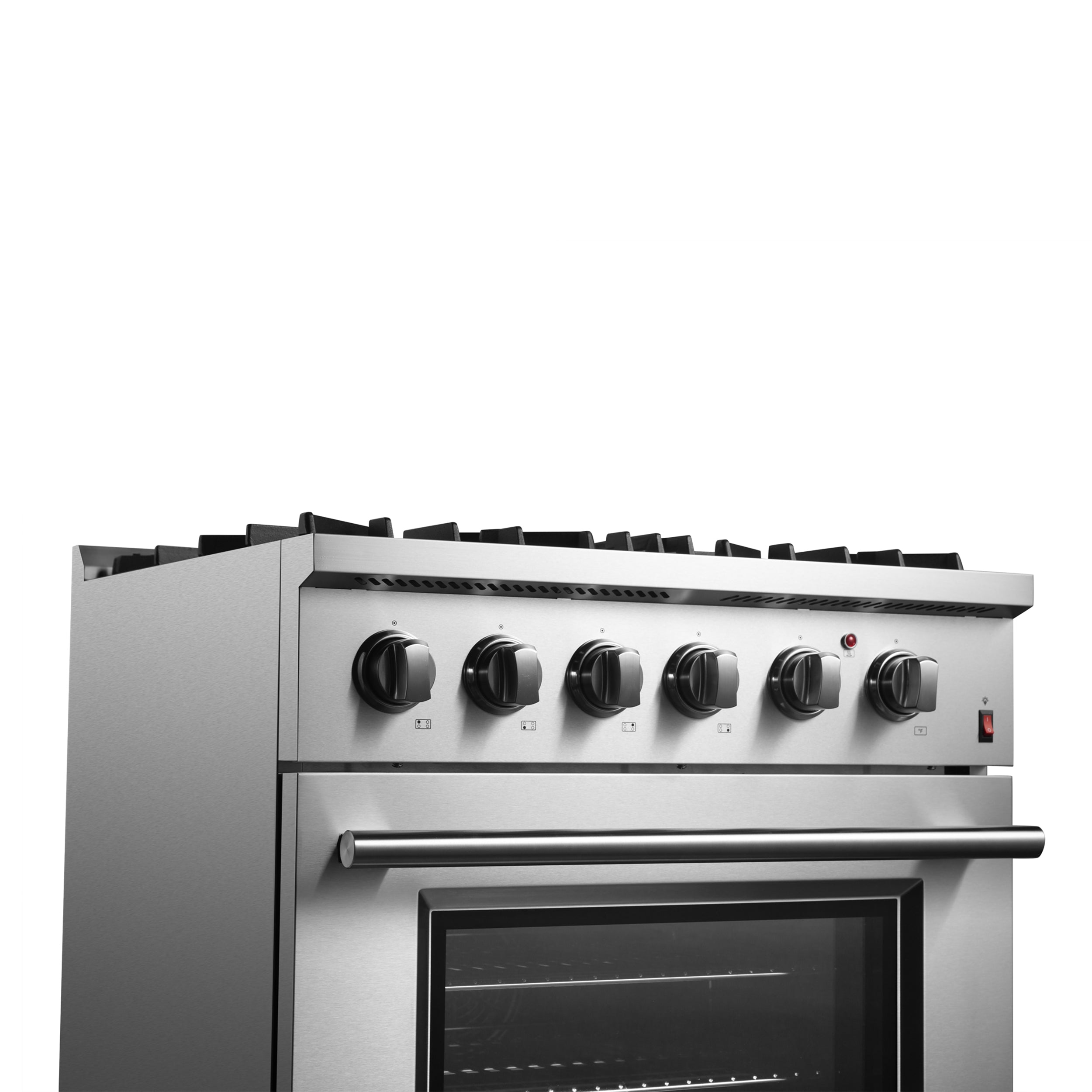 Forno Marco 30" Dual Fuel Range with 4 Sealed Burners in Stainless Steel (FFSGS6197-30) image 8