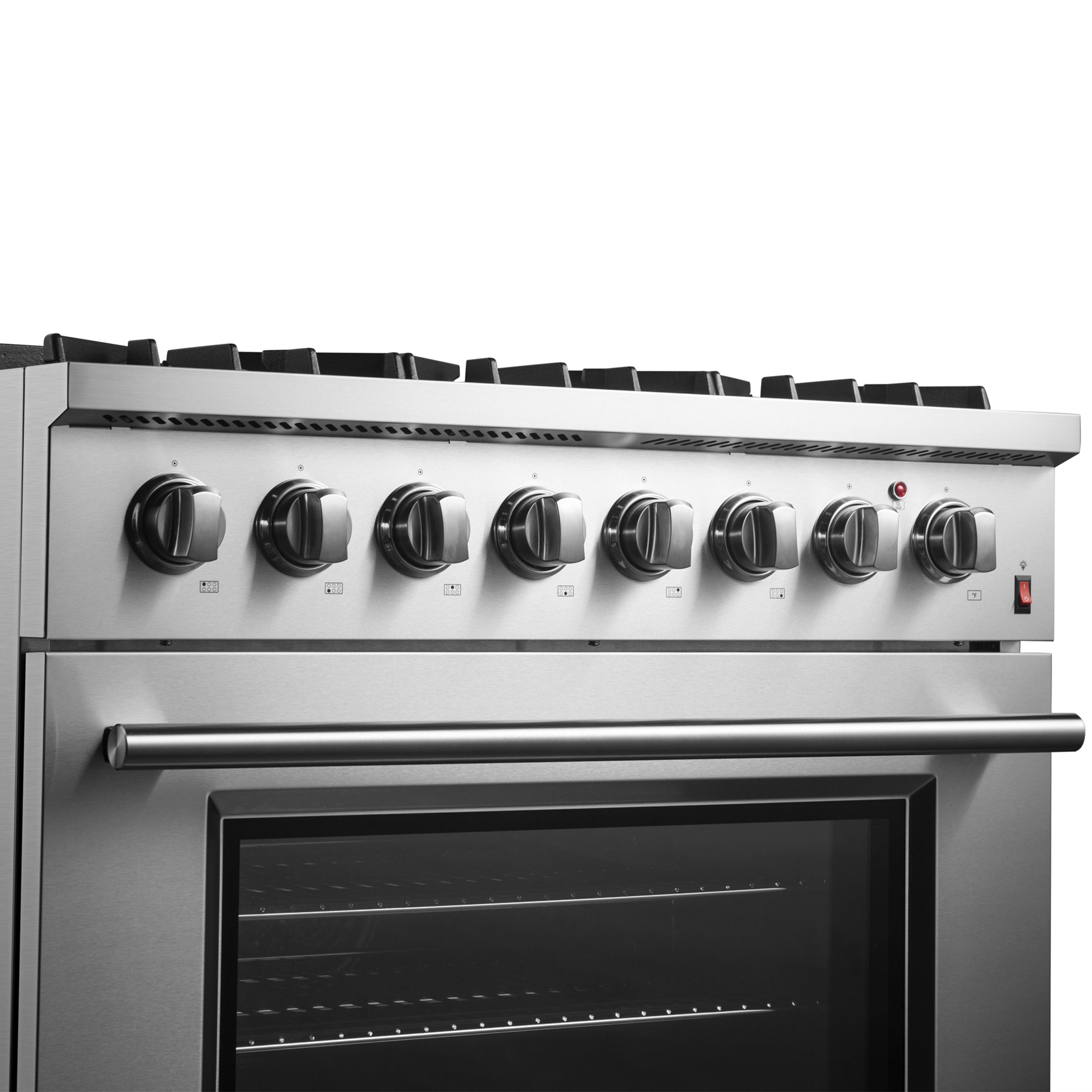 Forno Marco 36" Dual Fuel Range with 6 Sealed Burners in Stainless Steel (FFSGS6197-36) image 9