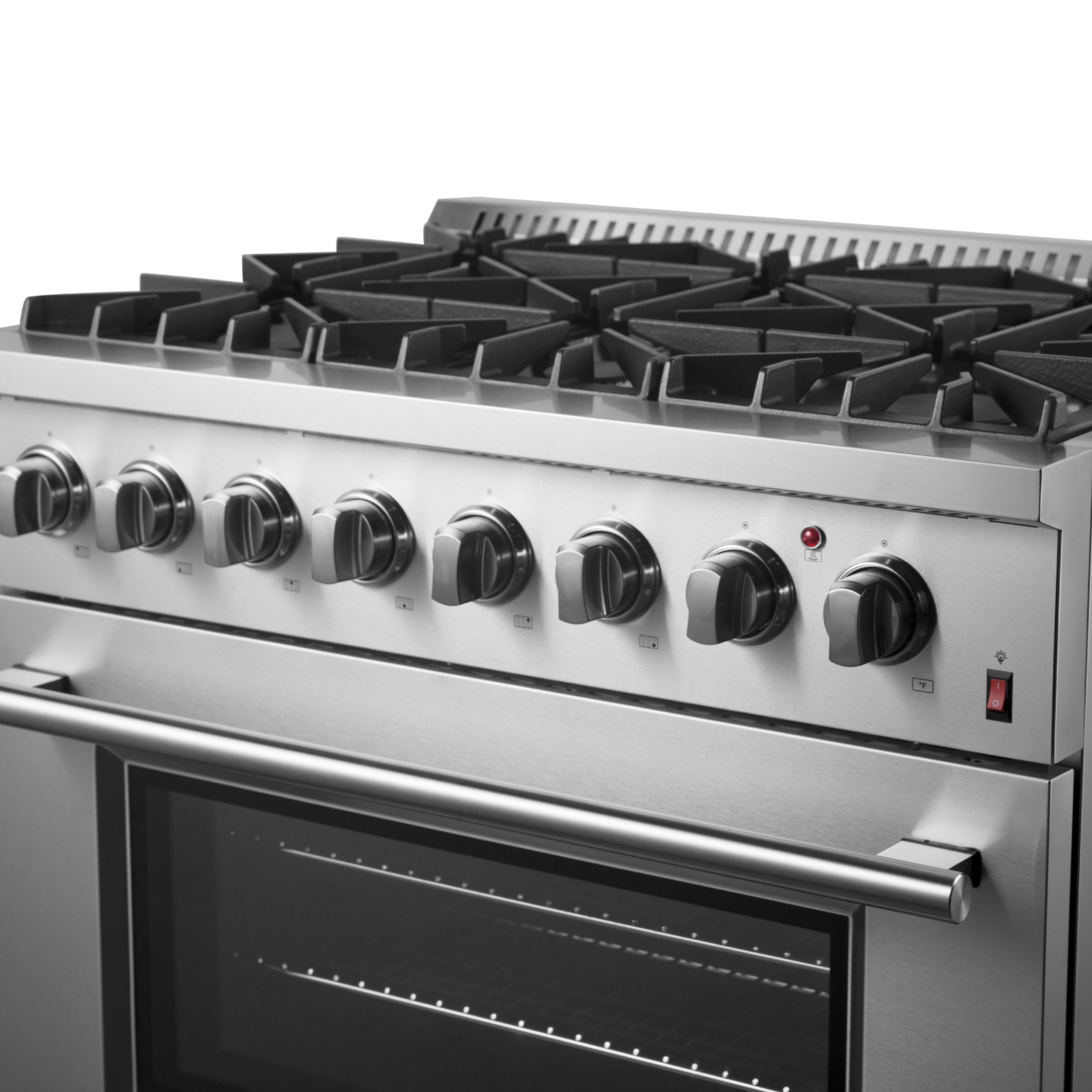 Forno Marco 36" Dual Fuel Range with 6 Sealed Burners in Stainless Steel (FFSGS6197-36) image 11