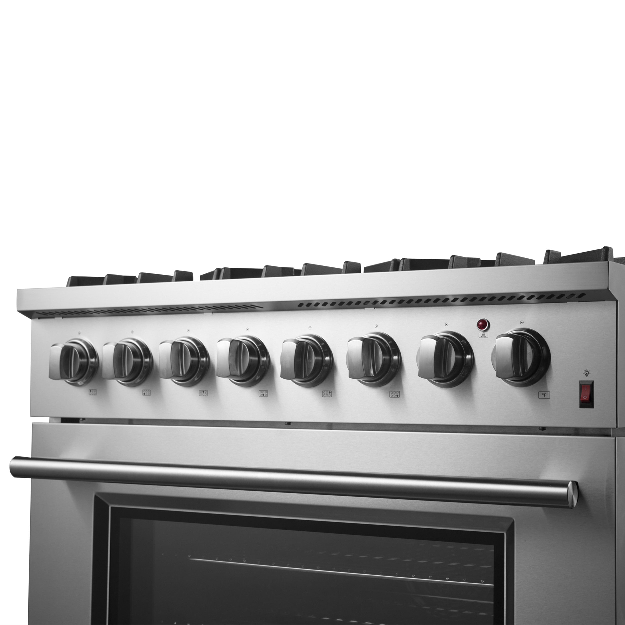 Forno Marco 36" Dual Fuel Range with 6 Sealed Burners in Stainless Steel (FFSGS6197-36) image 12