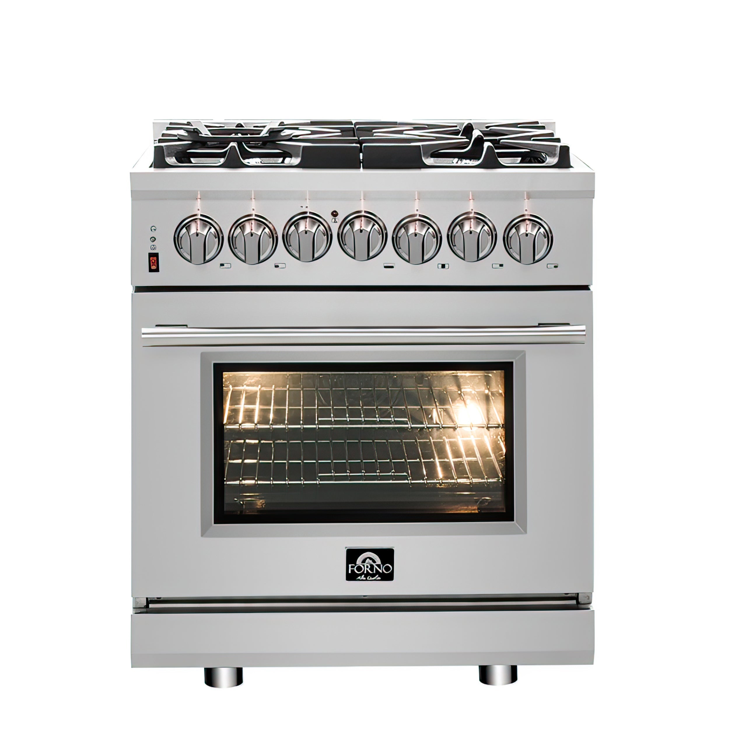 Forno 30″ Freestanding Dual Fuel Range with 5 Burners, FFSGS6125-30 image 1