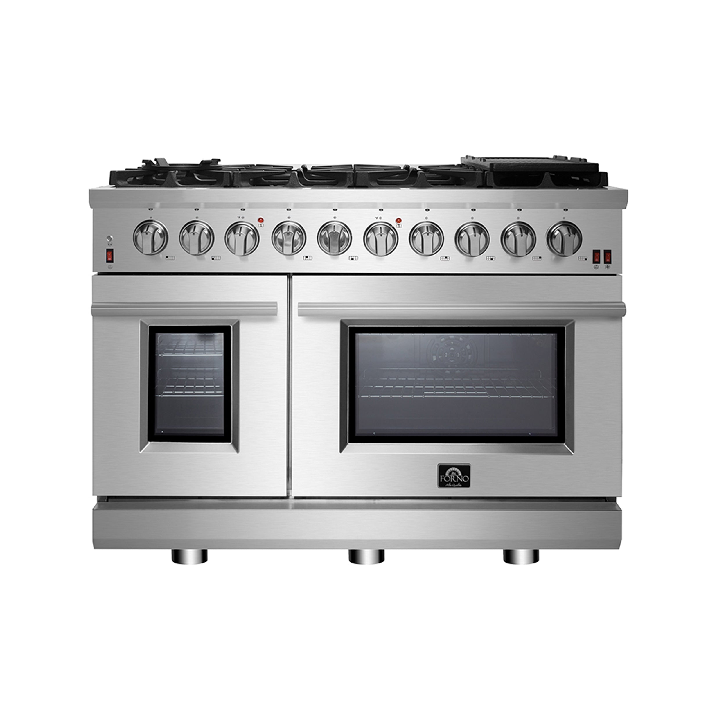 Forno 48″ Freestanding Gas Range with 8 Burners, FFSGS6239-48 image 1