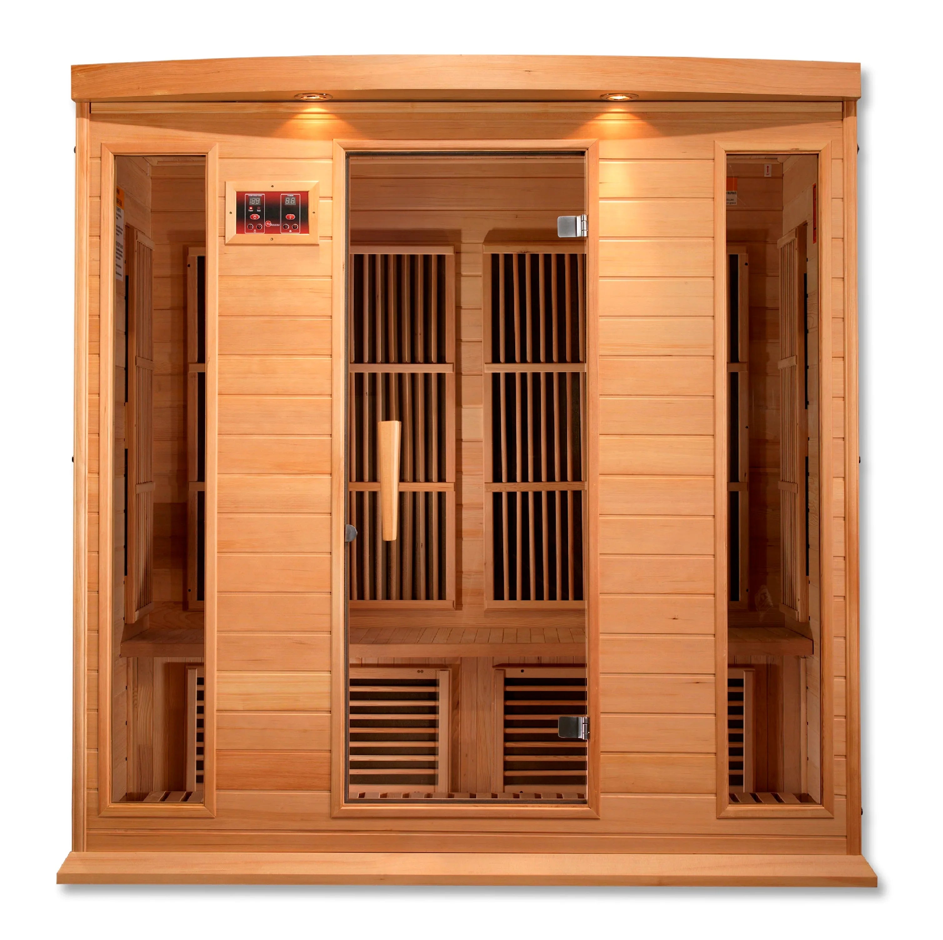 Maxxus Sauna 4-Person Low EMF FAR Infrared Indoor Sauna - Canadian Hemlock (MX-K406-01) image 1