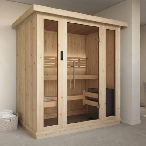 SaunaLife XPERIENCE Series Indoor Sauna DIY Kit w/LED Light System image 1