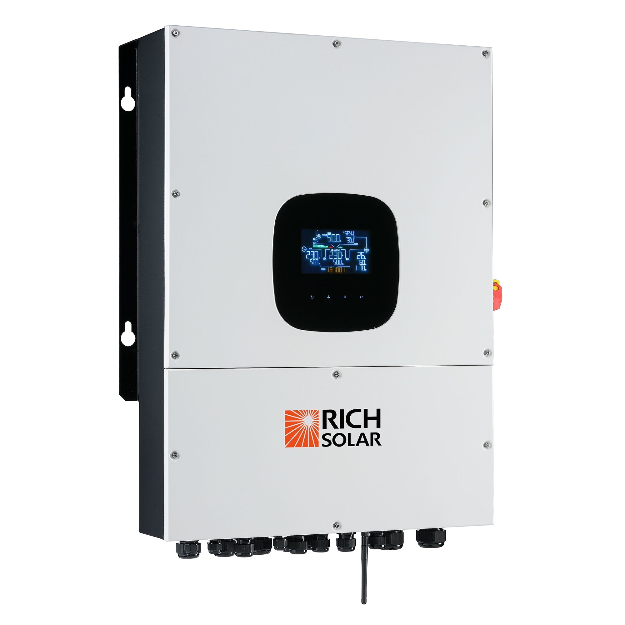 Rich Solar Nova 12K PV Hybrid Inverter Solar Kit & 61.44kWH Alpha 5 Pro Server LiFePO4 Battery image 3