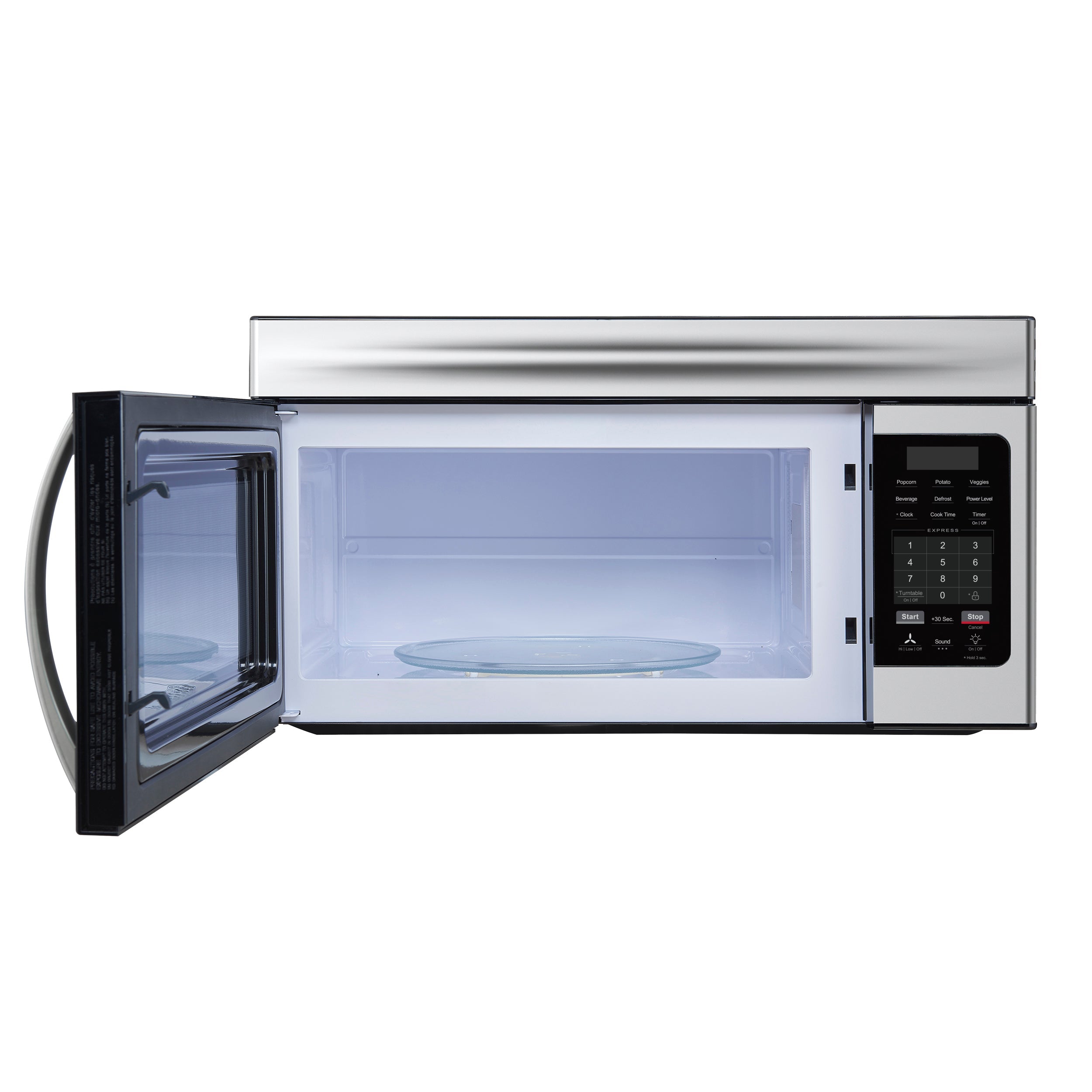 Forno Scalo 30" Over The Range Microwave - 1.6 cu. ft. 300 CFM in Stainless Steel, Black, White (FOTR3007-30) image 4