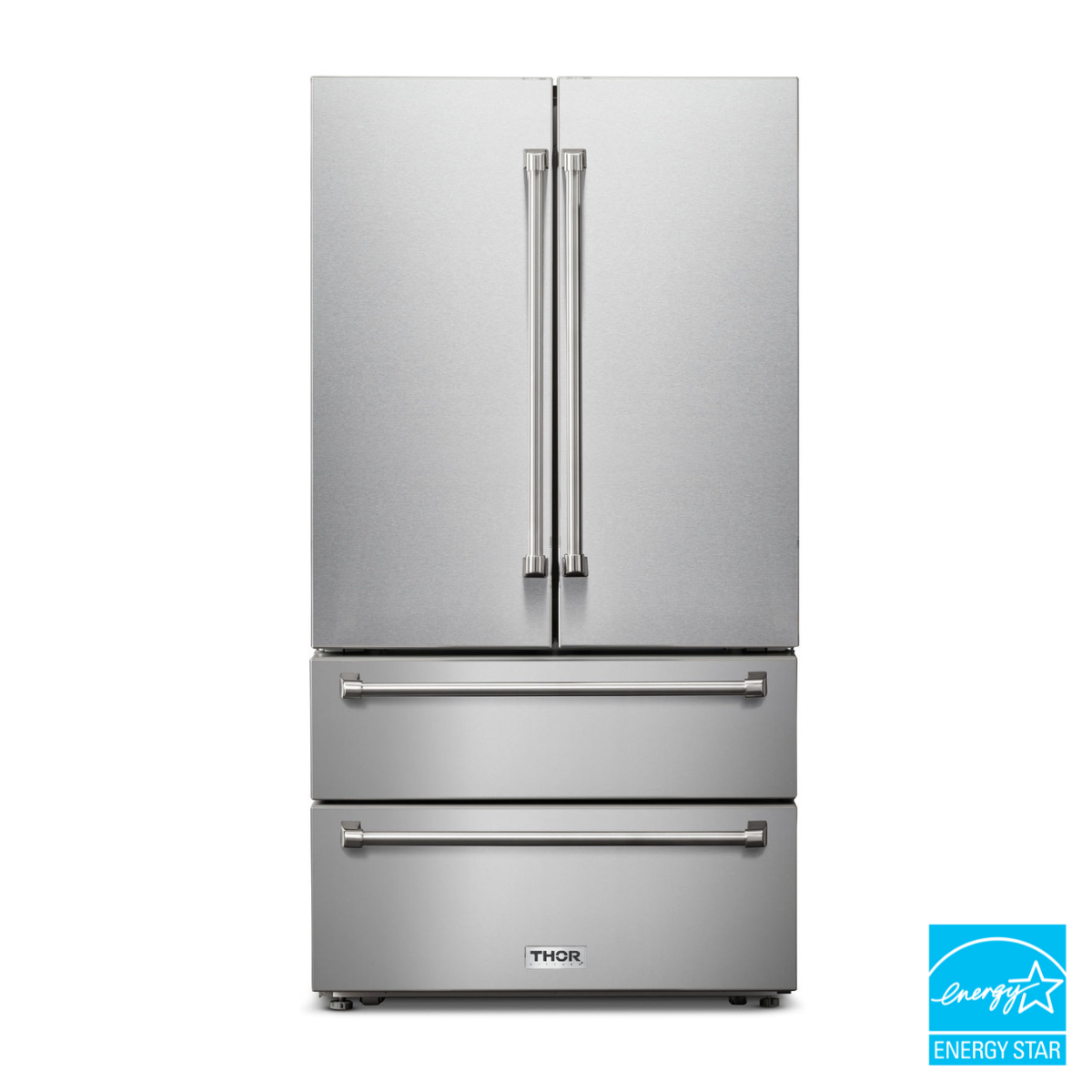 Thor Kitchen Professional 36 In. Counter Depth 22.5 cu. ft. Refrigerator Stainless Steel with Ice Maker, TRF3602 image 1