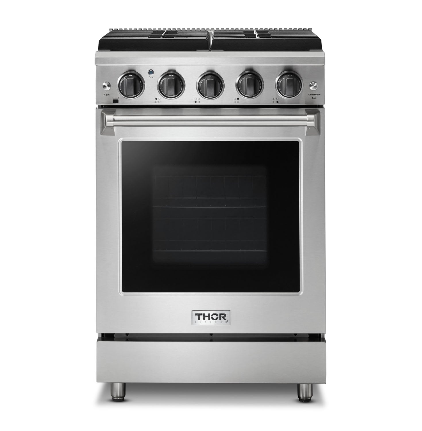 Thor Kitchen 24 in. Professional Gas Range in Stainless Steel, LRG2401U image 1