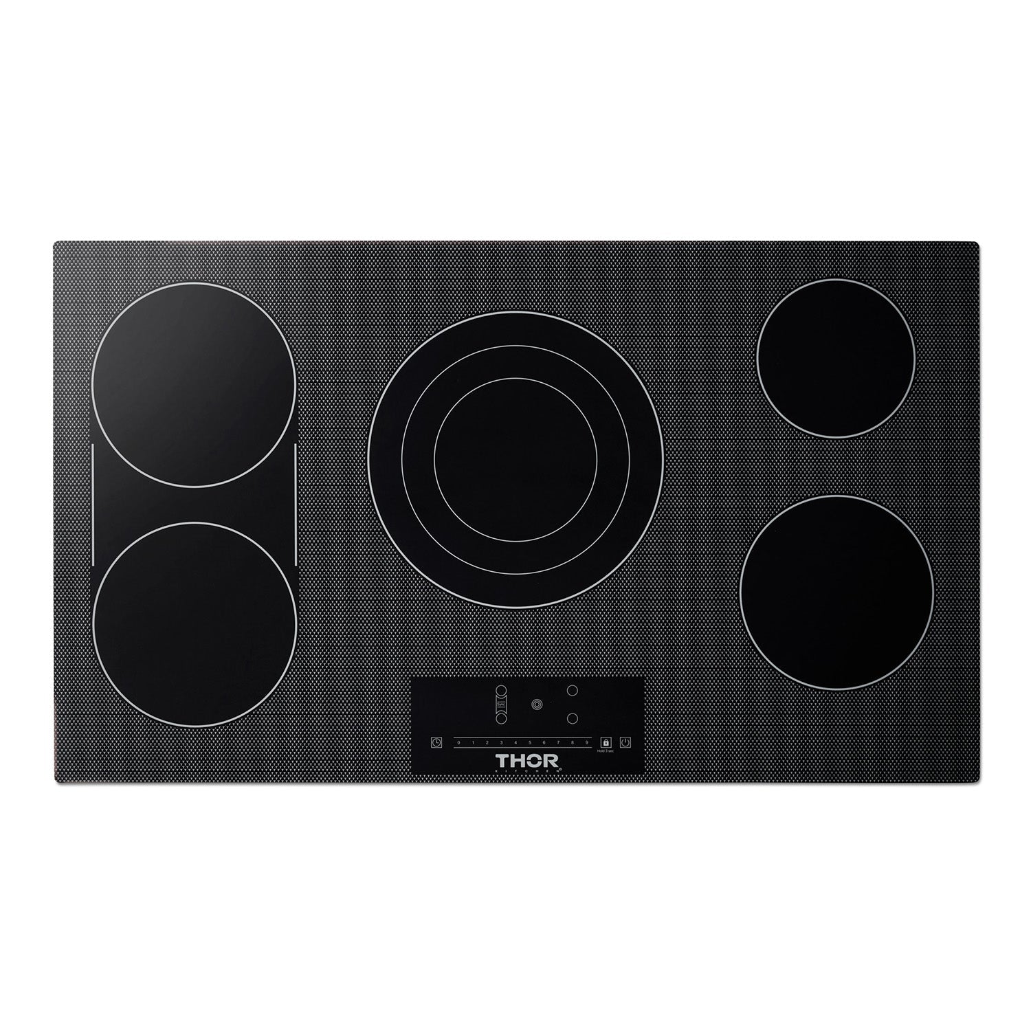 Thor Kitchen 36 In. Professional Electric Cooktop with 5 Burners in Black (TEC36) image 1